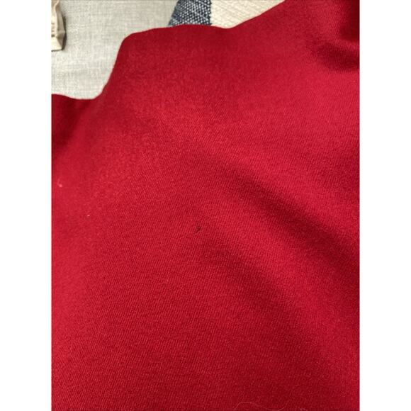 Vintage 60s Red Pencil Skirt 100% Virgin Wool Lined Women’s Size 10 Read / S - Picture 11 of 16